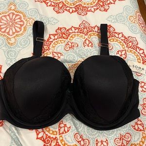 Soma brand new black bra with tags.